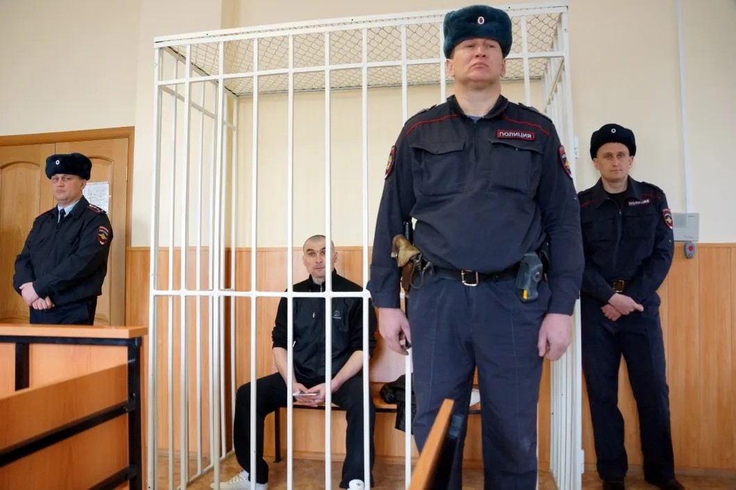 Сергей Литвинов в российском суде. Фото: Антон Наумлюк, для «Новой»