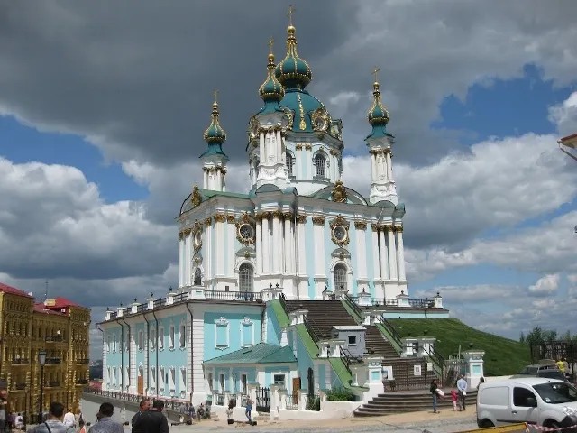 Андреевская церковь в Киеве работы Растрелли. Фото: TripAdvisor
