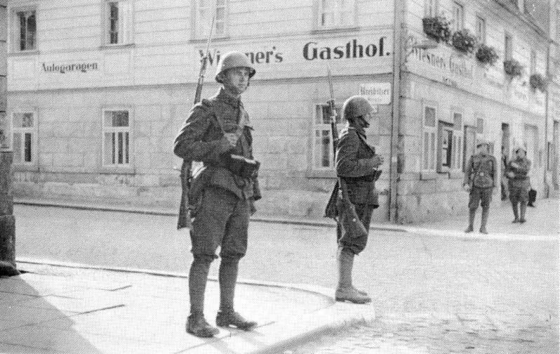 Чехословацкие солдаты в Судетах, 1945 год. Фото: Бундесархив