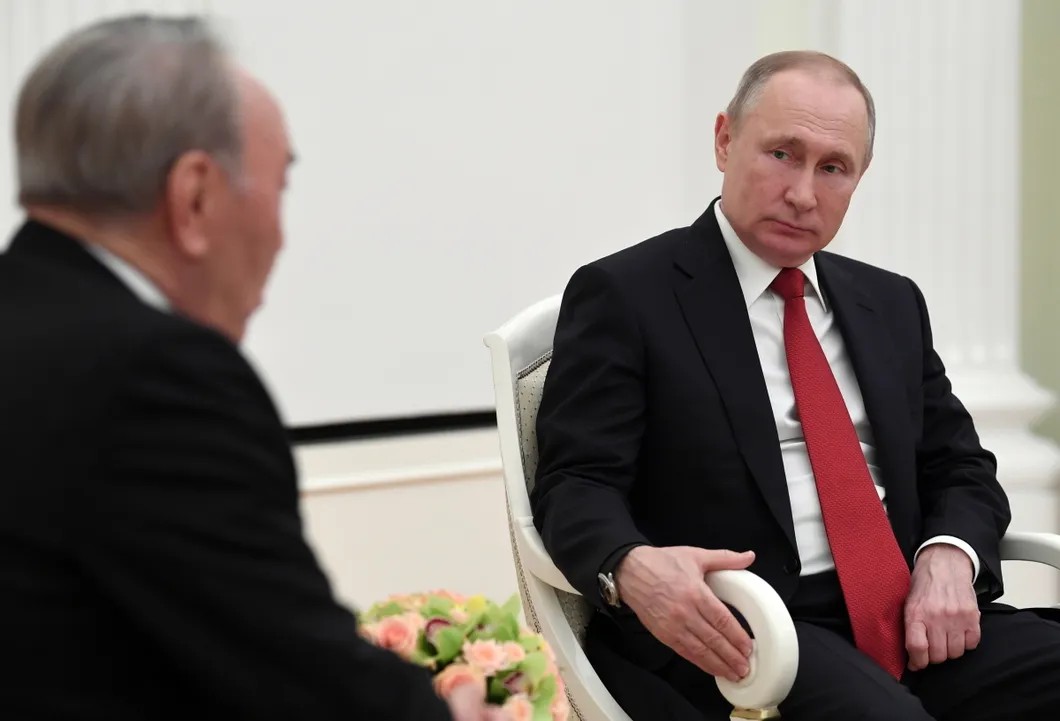 Нурсултан Назарбаев и Владимир Путин. Фото: РИА Новости