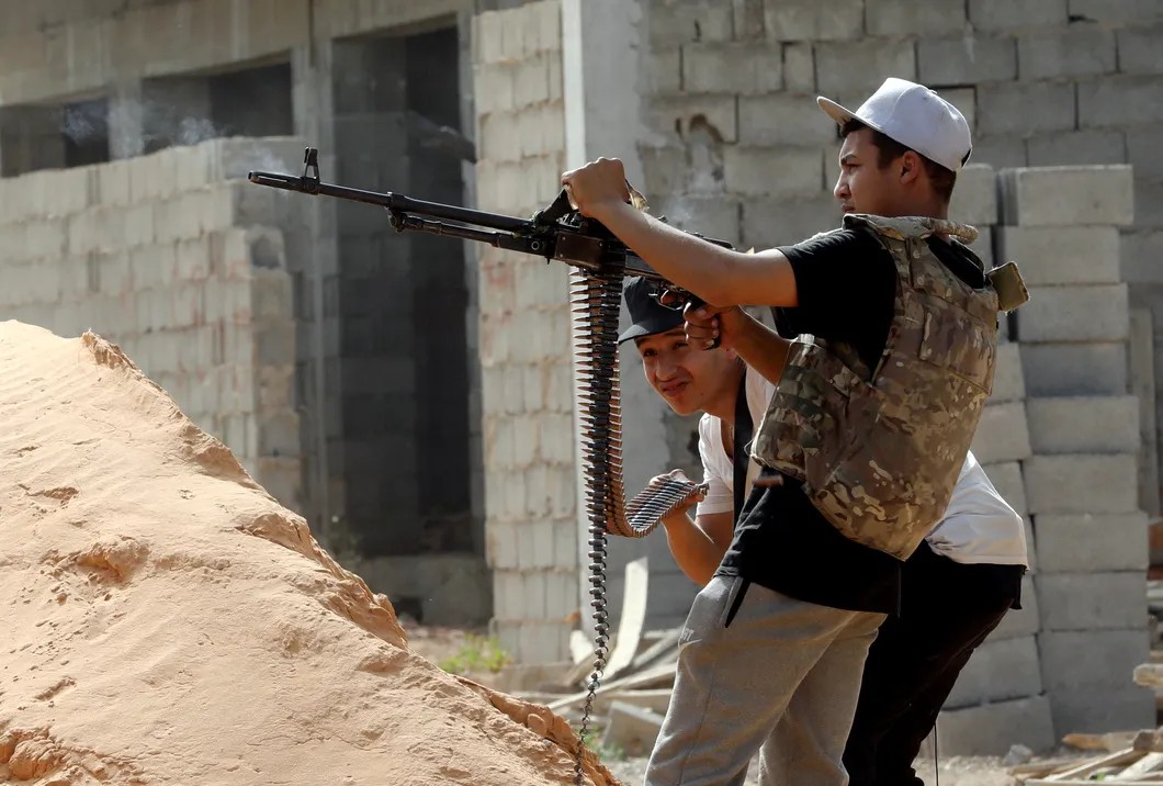 Боестолкновения в Триполи весной 2019 года. Фото: Reuters