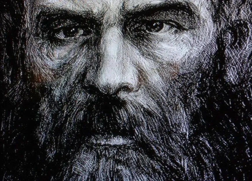 Фрагмент портрета Достоевского