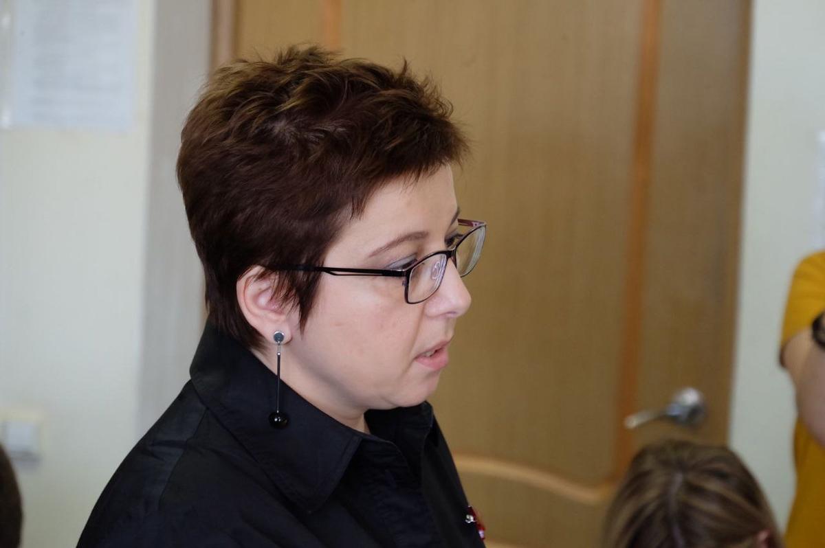 Нюта Федермессер выступает в суде. Фото: Владислав Постников