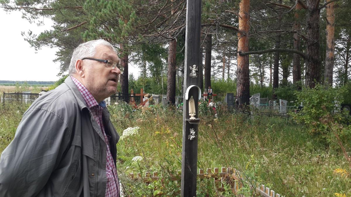 Алексей Бабий. Кладбище Борлока. Фото: Алексей Тарасов / «Новая газета»
