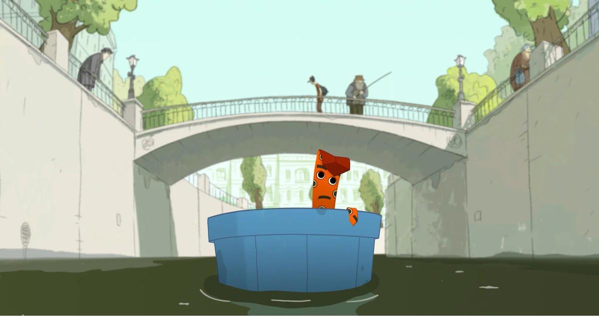 Кадр из анимационного фильма «На выброс»