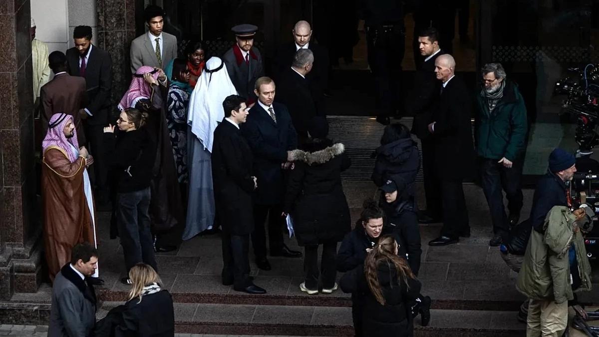 Кадры со съемок «Кремлевского волшебника». Фото: соцсети