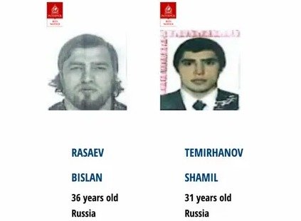 Two Chechen suspects in the attempted assassination