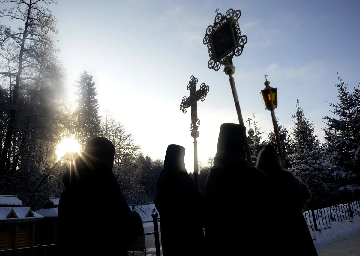 Праздник Крещения в Дивеево. Фото: ИТАР-ТАСС / Сергей Бобылев