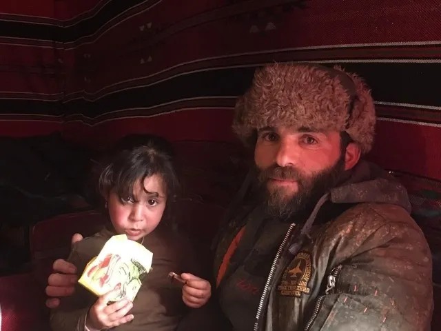 Житель сирийского Кусейра, сейчас живущий с семьей в палаточном городке беженцев