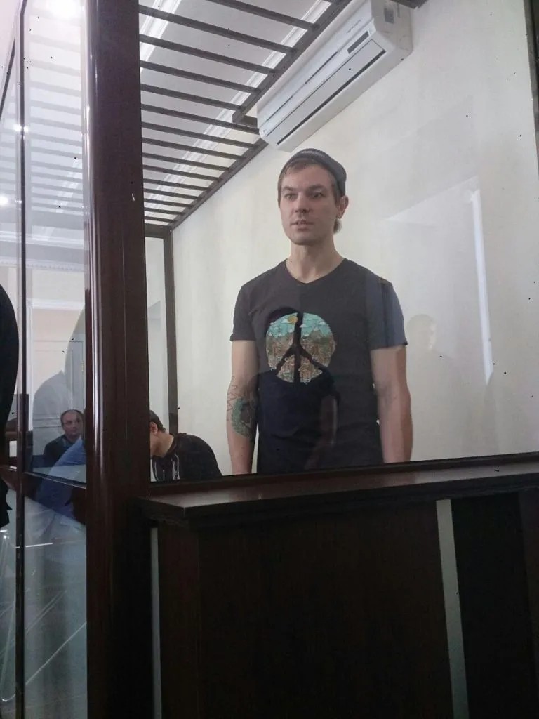 Дмитрий Пчелинцев в суде / Фото: «Новая газета в Петербурге»
