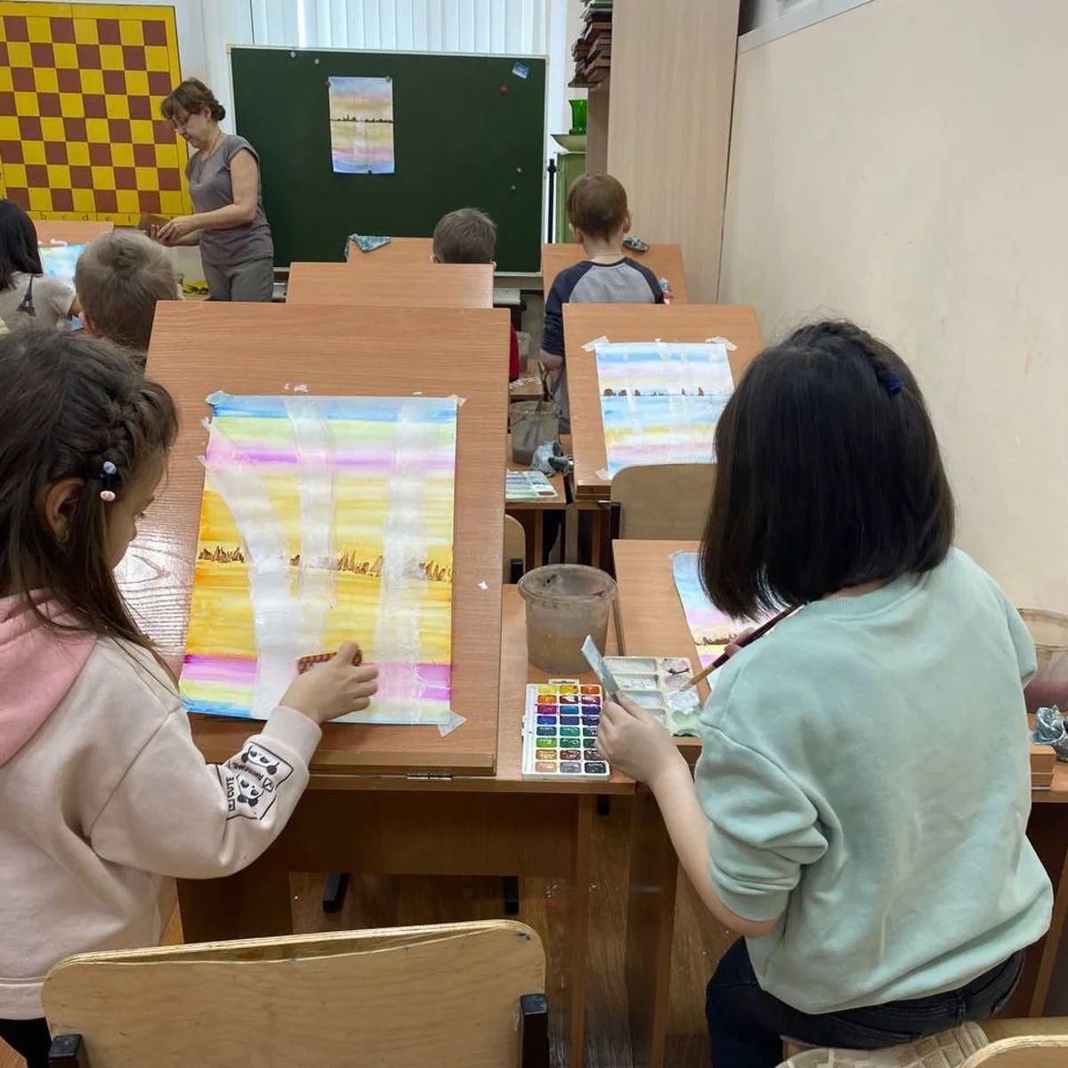 Занятия в «Новоколледже». Фото: соцсети