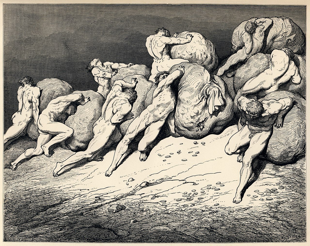 Гюстав Доре, иллюстрация к «Божественной комедии», 1856 год. Источник: Wikimedia