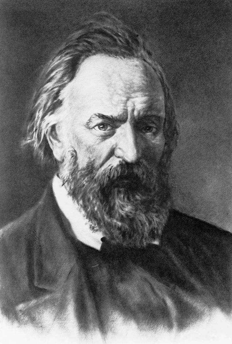 Репродукция портрета Александра Ивановича Герцена (1867 год). Точная дата съемки не установлена. Фото: ТАСС