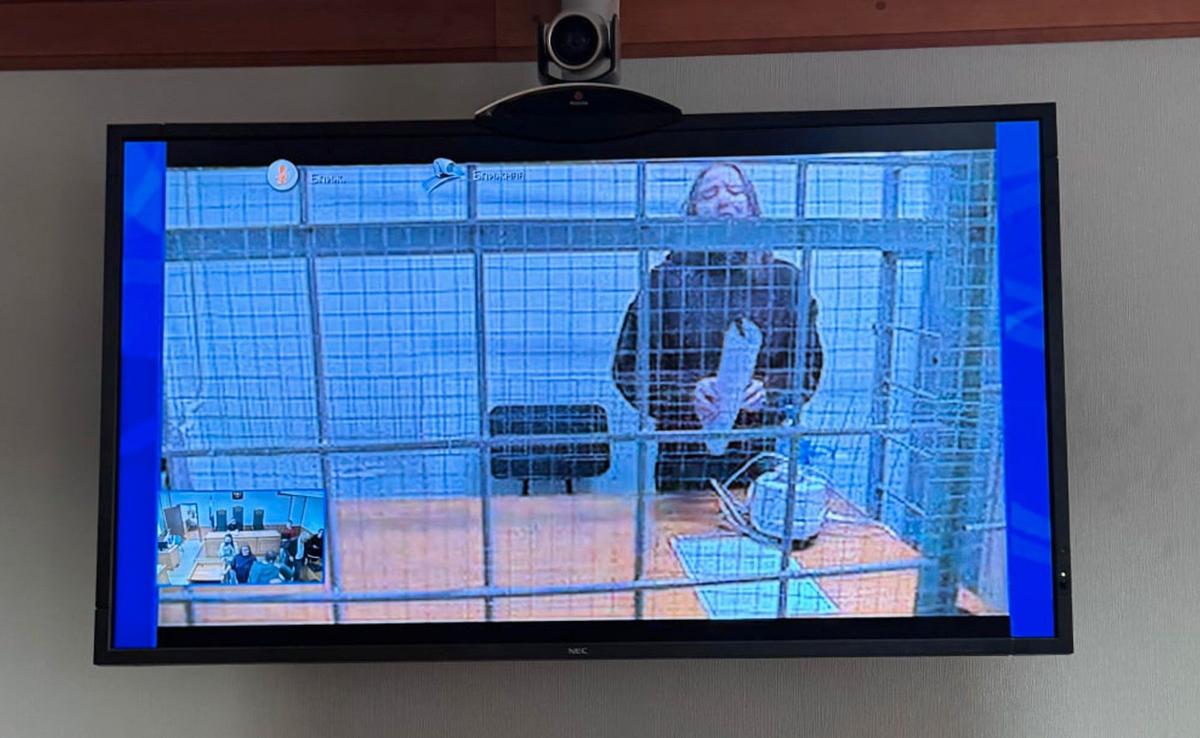 Евгения Ломакова на заседании суда. Фото: соцсети