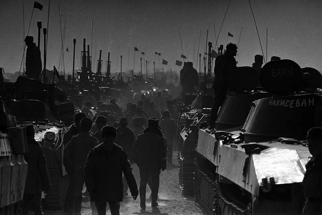 Хайратон. В последнем лагере советских войск за день до окончания вывода из Афганистана. Фото: Виктор Хабаров