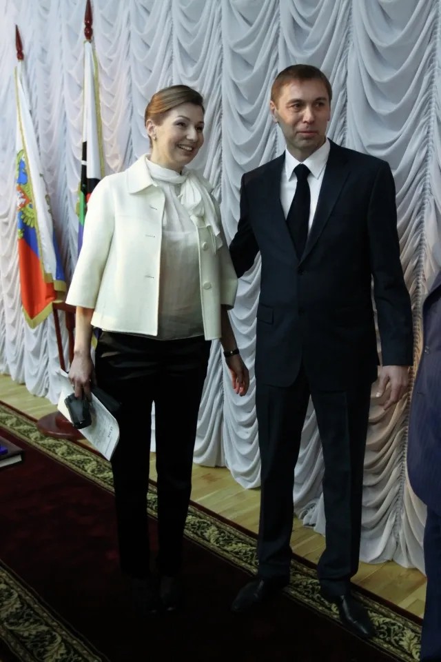 Мэр Иркутска Виктор Кондрашов с супругой Мариной. Фото: РИА Новости
