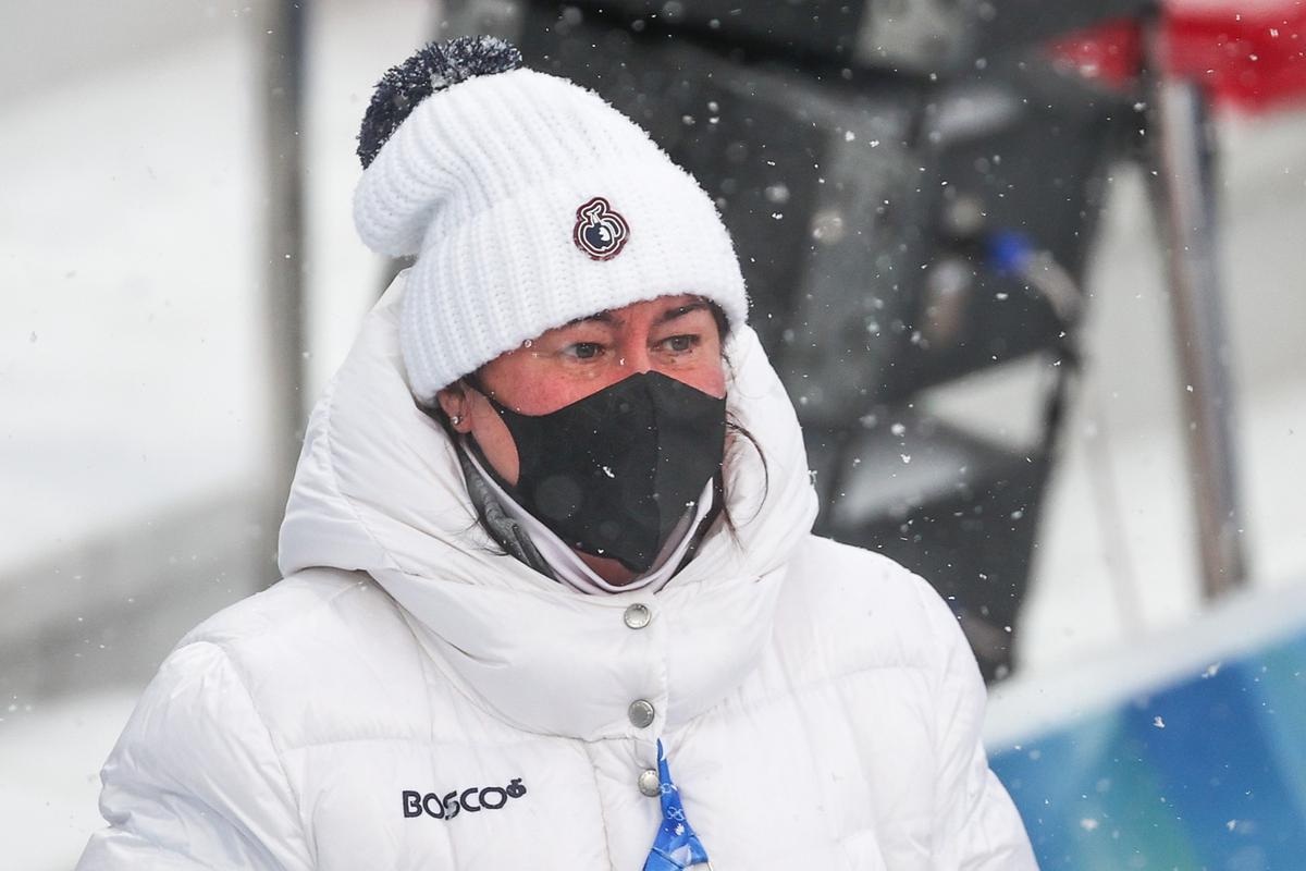Президент Федерации лыжных гонок России Елена Вяльбе. Фото: Сергей Бобылев / ТАСС