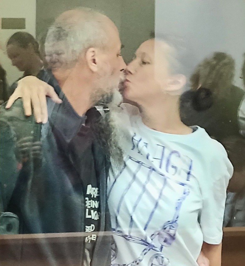 Александр Доценко и Анастасия Дюдяева. Кадр из публичного видео