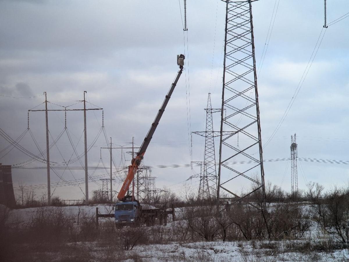 Ремонт инфраструктуры Запорожской АЭС. Фото: МАГАТЭ