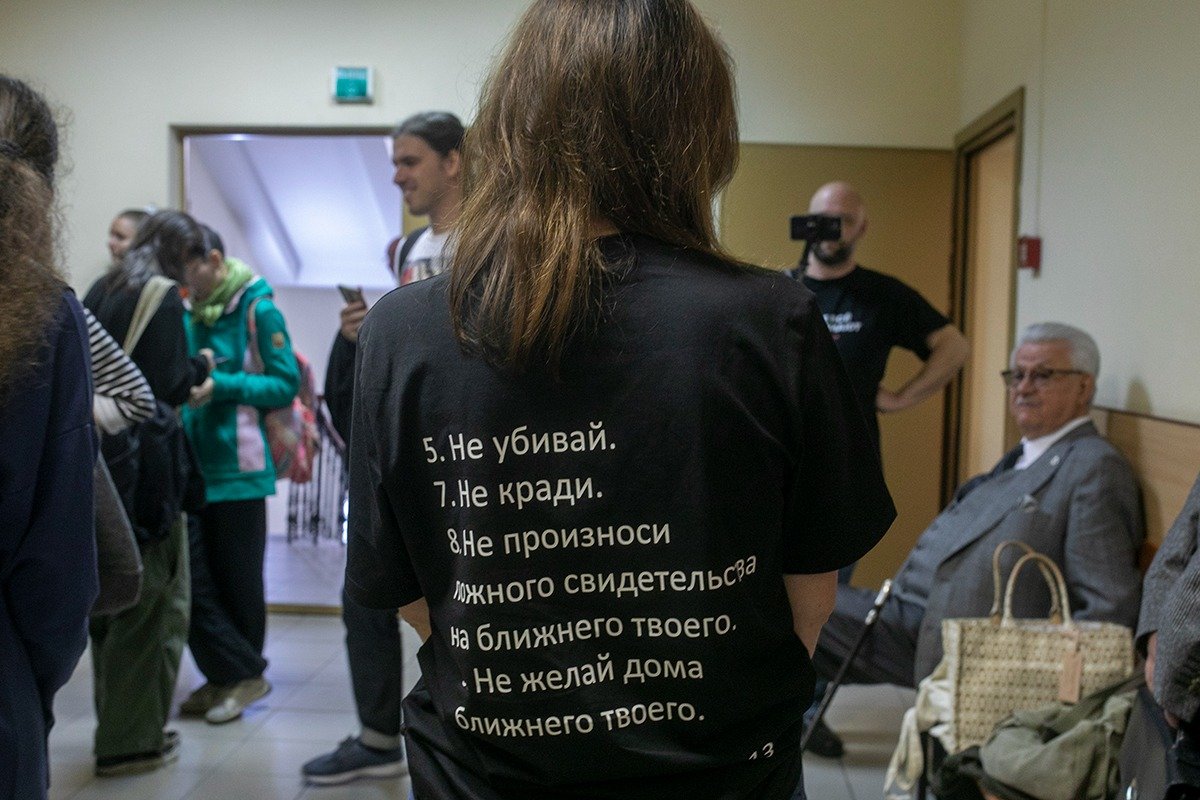 В суде. Фото: Алексей Душутин / «Новая газета»