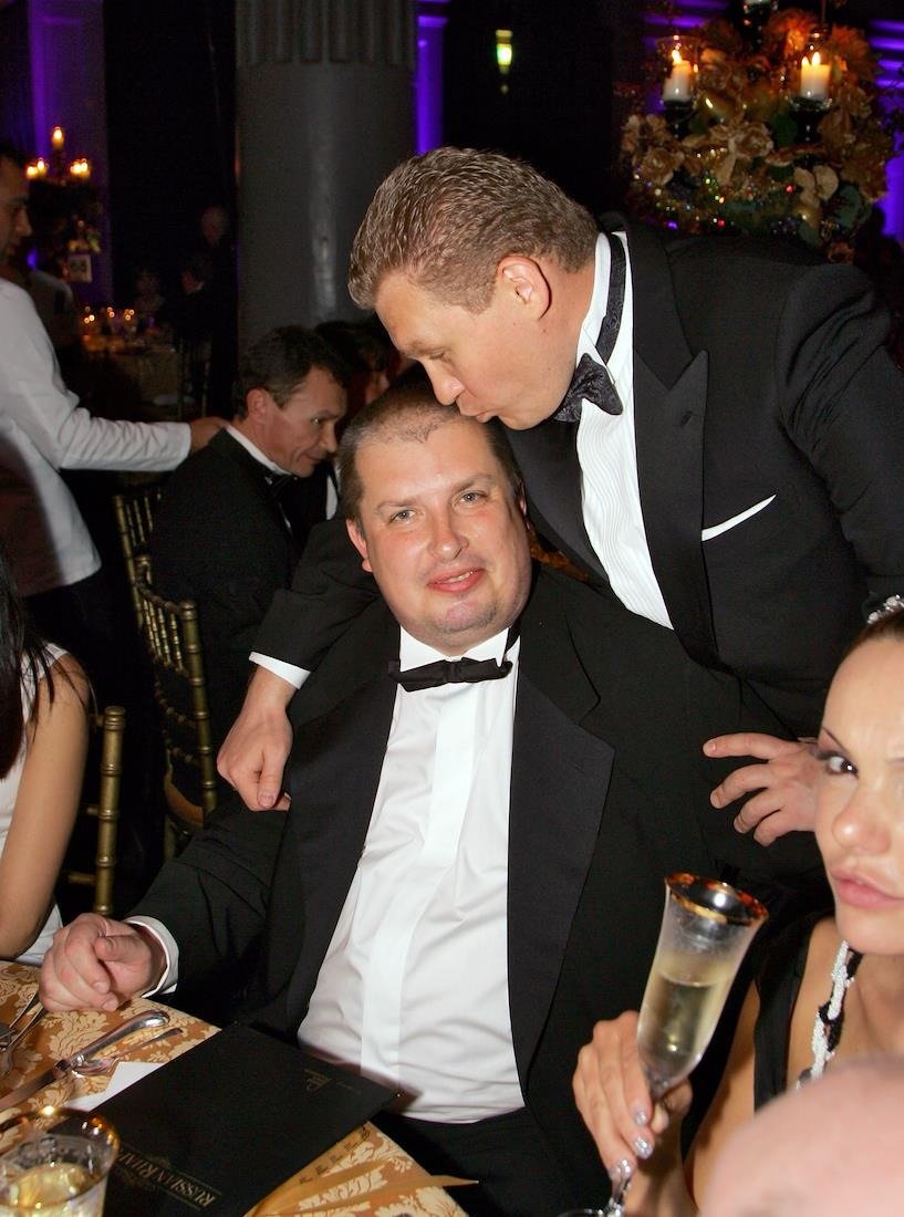 Александр Минеев (слева) и президендт холдинга «Марта» Георгий Трефилов. Фото: Валерий Левитин / Коммерсантъ