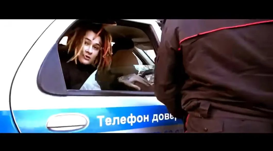 Кадр из клипа Моргенштерна «Я — рэпер Навального»