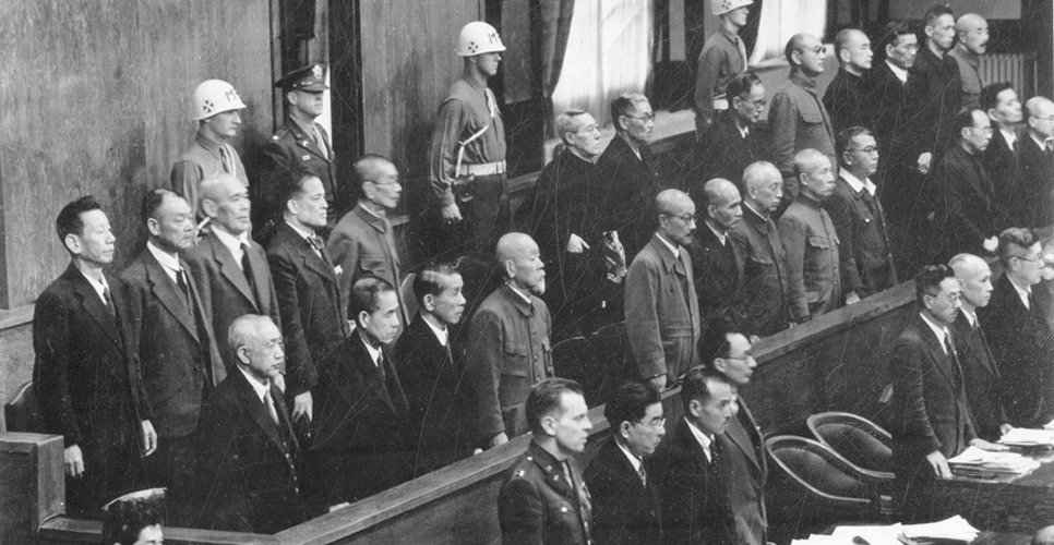 1946 год. Подсудимые во время Токийского процесса. Фото: historyrussia.org