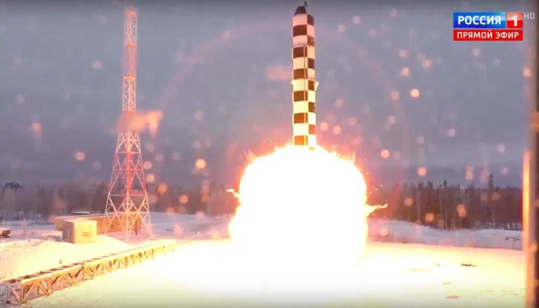 Комплекс «Сармат». Скриншот трансляции «Россия 1»