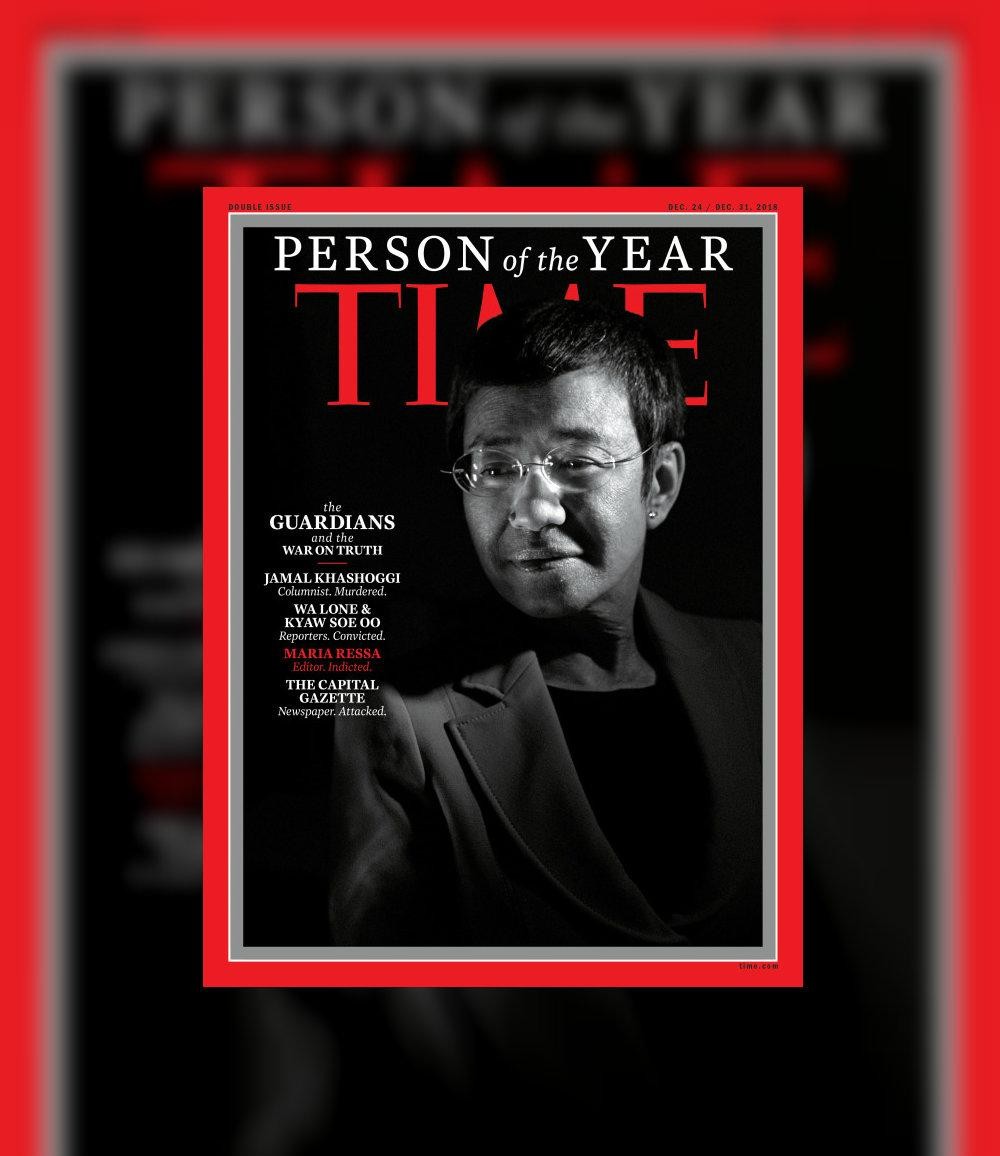 Мария Ресса на обложке журнала TIME как «человек года»-2018