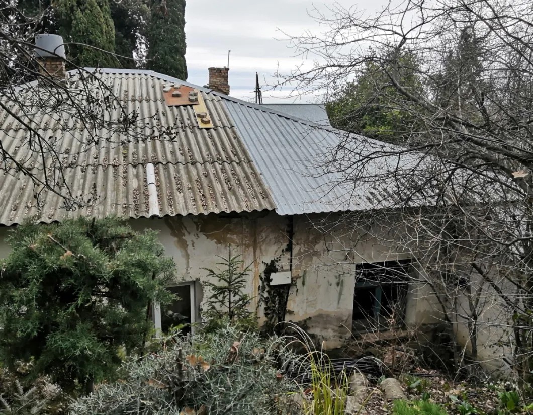 Крыша у Комаровых она на двоих с соседом, когда тот продал дом, санаторий трижды разбирал конек — и вода стала затекать в дом