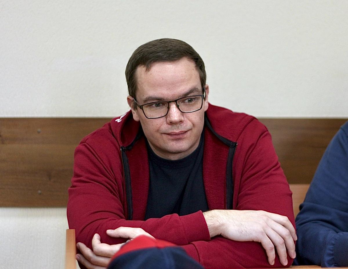 Алексей Соколов на приговоре в Железнодорожном городском суде Московской области. Фото: Василий Дизель