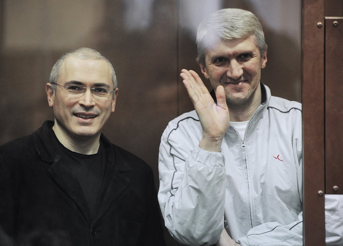 Михаил Ходорковский и Платон Лебедев в суде. Фото: Станислав Красильников / ТАСС