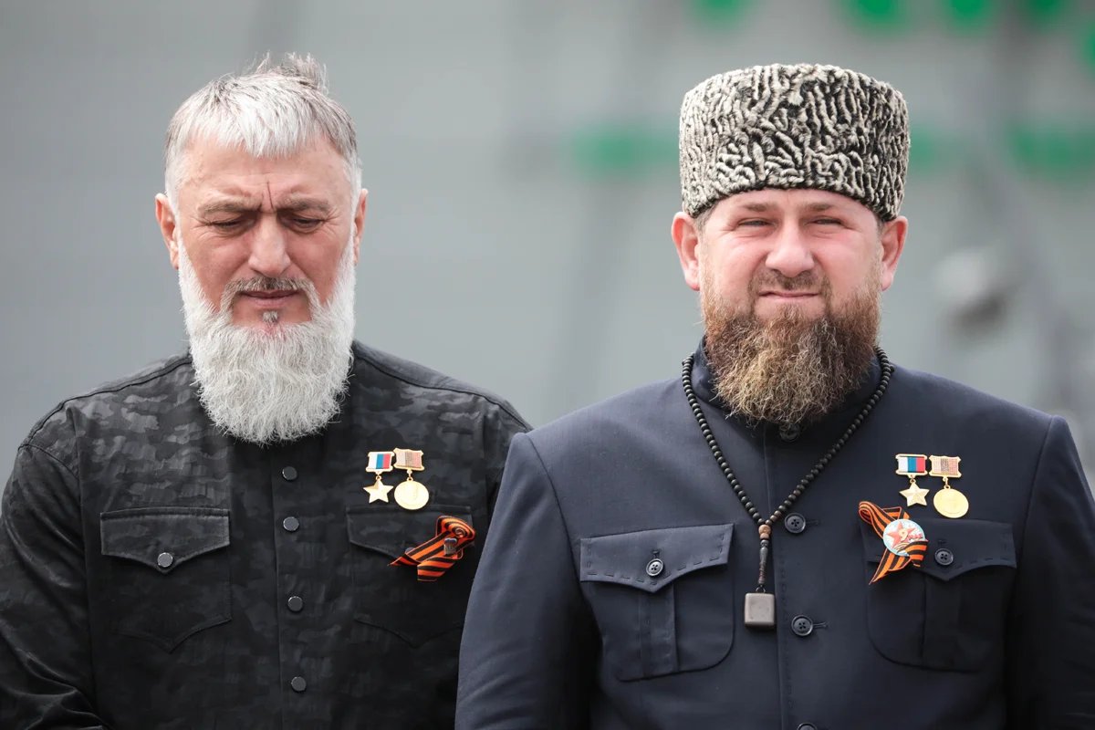 Адам Делимханов и глава Чеченской Республики Рамзан Кадыров. Фото: Елена Афонина / ТАСС