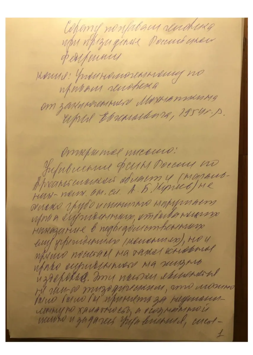 Последние письма. Их пишут из СИЗО, из тюремной больницы, понимая, что  могут убить, или сводя счеты с жизнью — Новая газета