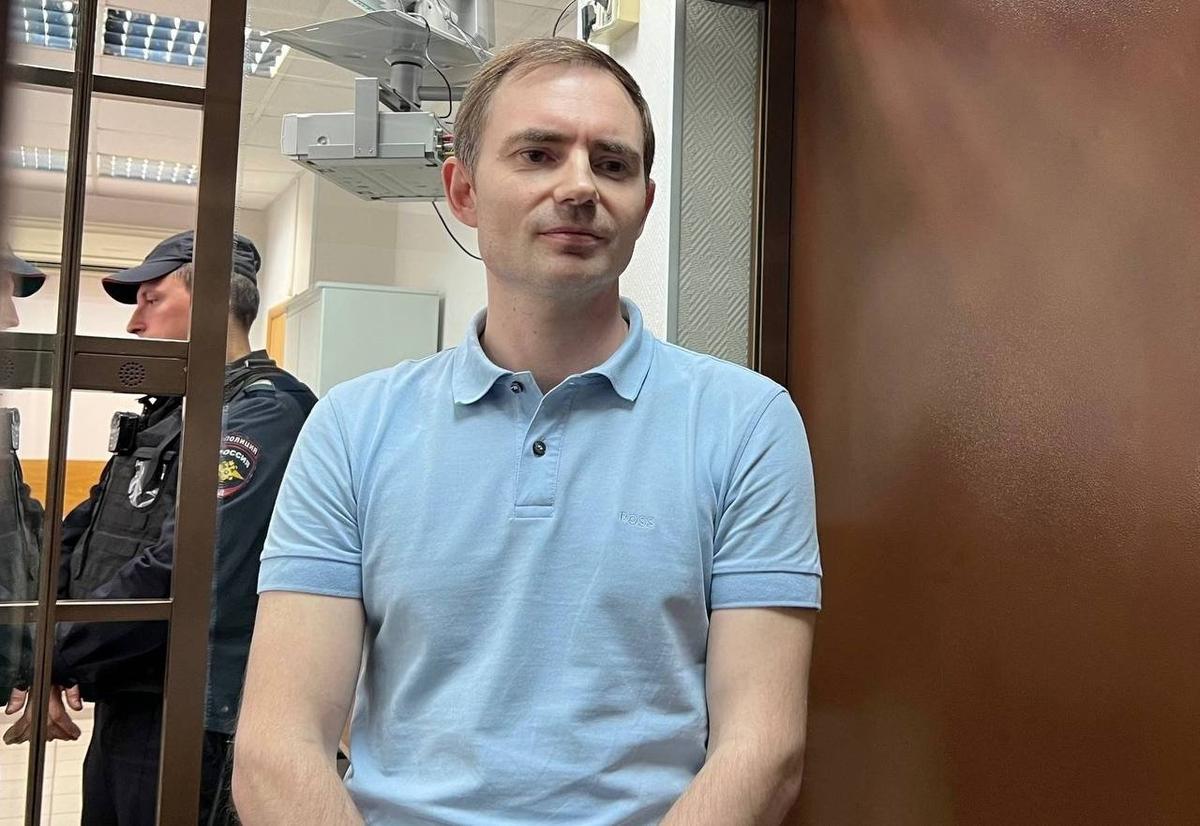 Суд по делу зампреда партии «Яблоко» Максима Круглова. 17 июня 2026 года. Фото: пресс служба Яблока