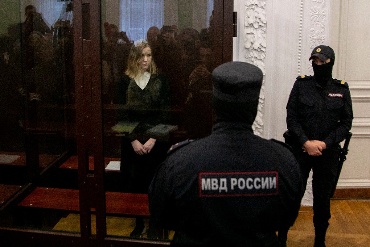 Дарья Трепова в зале суда. Фото: Алексей Душутин / «Новая газета»