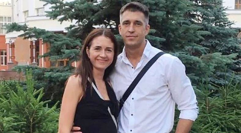 Михаил Жилин с женой. Фото: соцсети