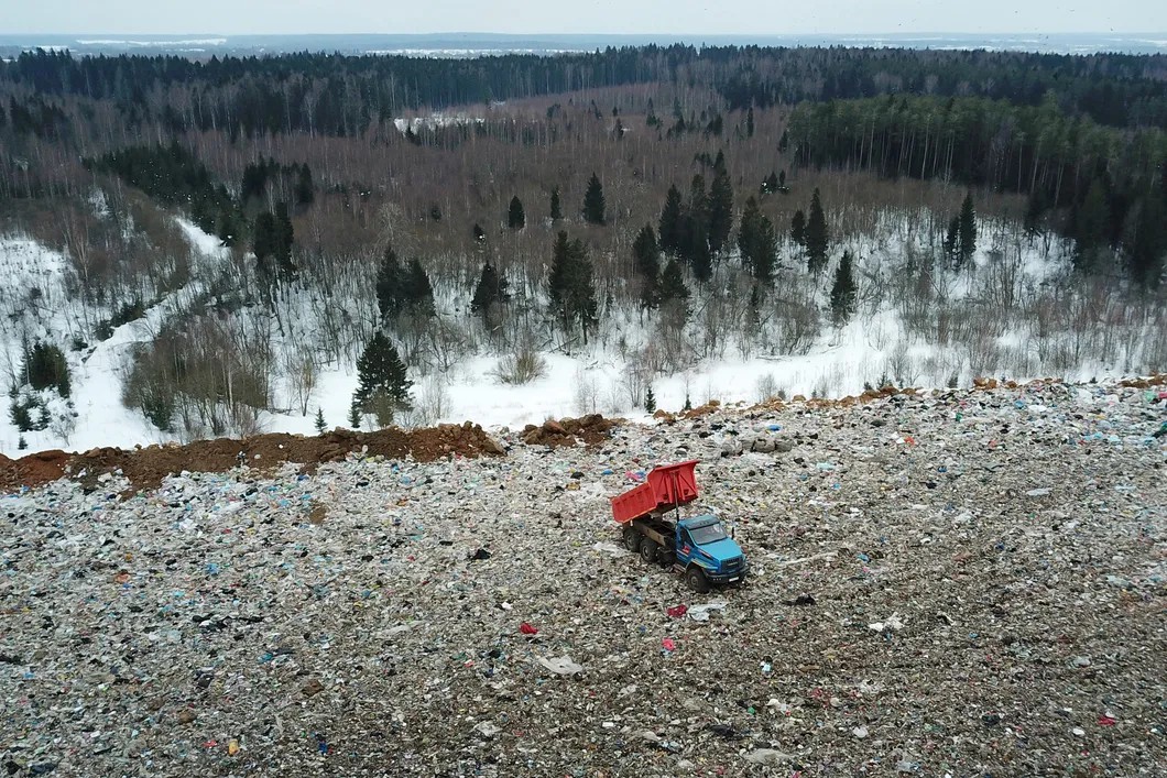 Полигон твердых бытовых отходов «Ядрово». Фото: Максим Блинов / РИА Новости