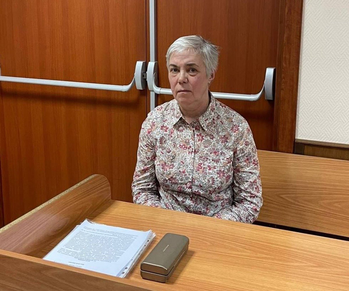 Надежда Буянова в суде. Фото из открытых источников