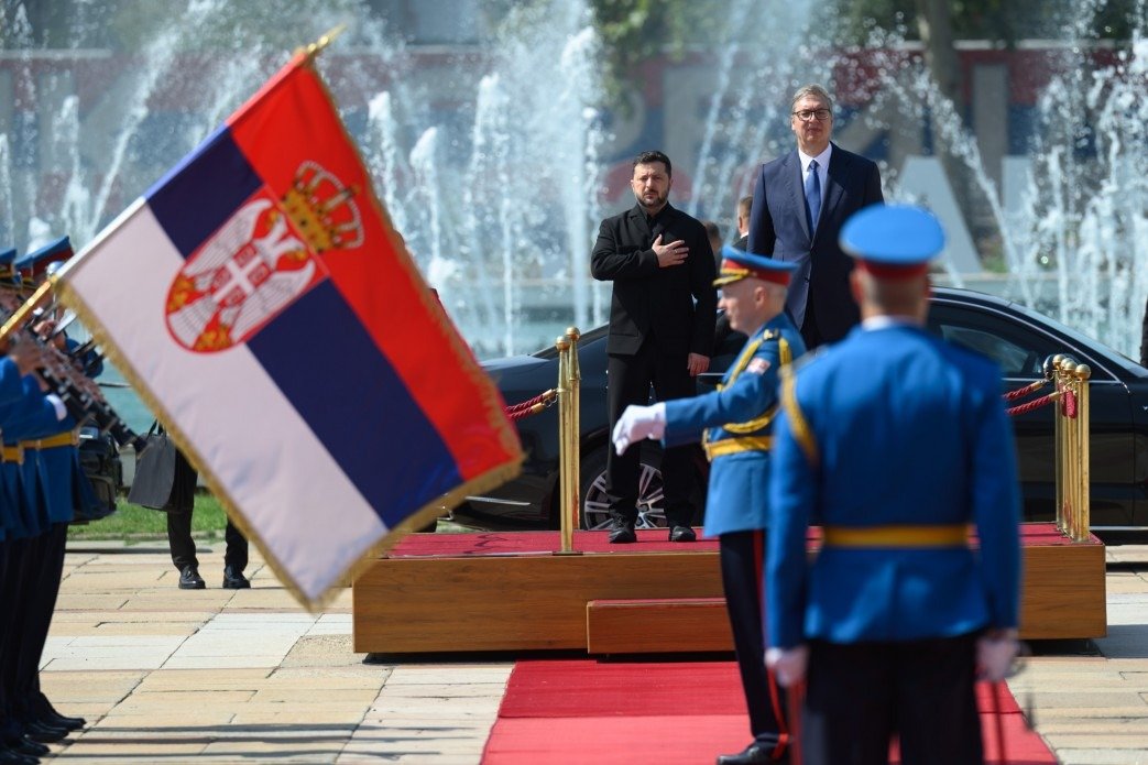 Владимир Зеленский и Александр Вучич. Фото: APA Images via ZUMA Press Wire