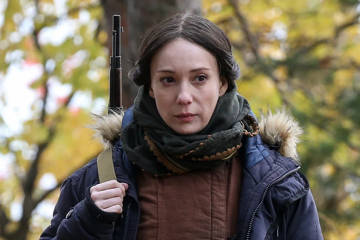 Чулпан Хаматова во время съемок фильма «Зулейха открывает глаза». Фото: Егор Алеев / ТАСС