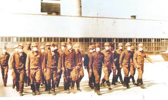 Солдаты прибыли для выполнения работ по ликвидации последствий на самой ЧАЭС. Фото: Александр Шеин. Из личного архива Н. Тараканова