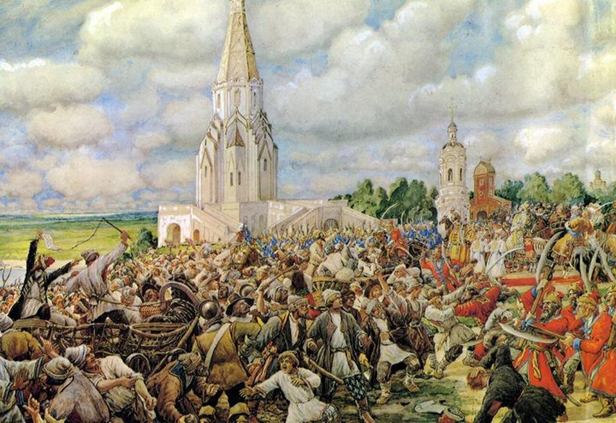 Картина Эрнеста Лисснера Медный бунт 1662 г. Источник: Википедия
