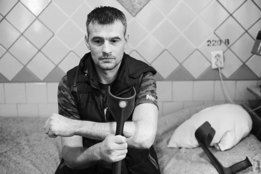 Алексей Седиков в ординаторской тюремной больницы. Фото: Виктория Ивлева, для «Новой»