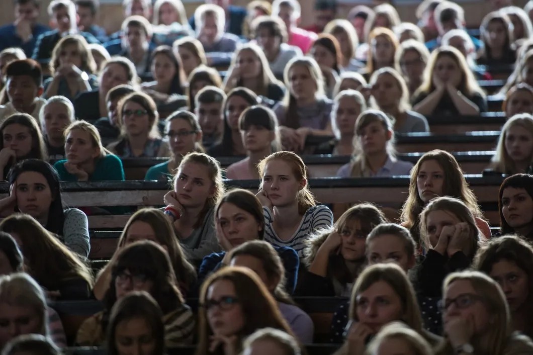 Студенты в аудитории. Фото: РИА Новости