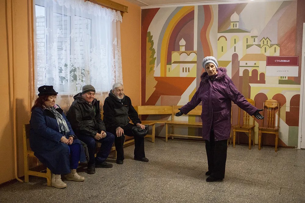 Старики замерзли и вернулись в Дом ветеранов. Фото: Елена Лукьянова / «Новая в Петербурге»