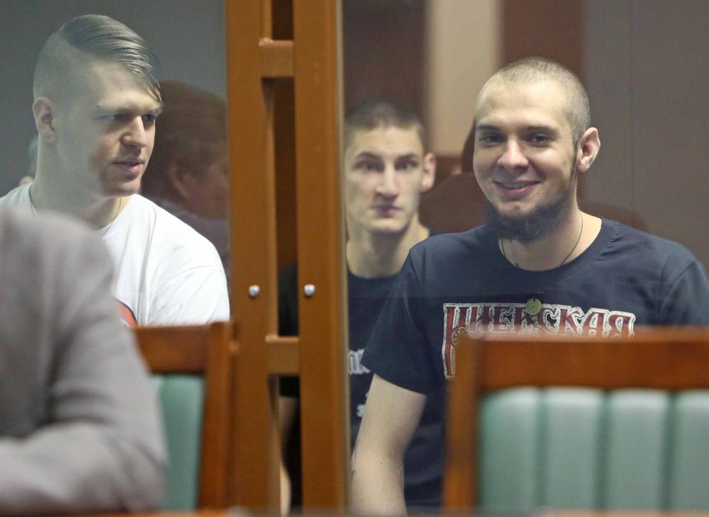 Участники группировки «Невоград» в суде в 2014 году. Фото: Виктор Колегов / ТАСС