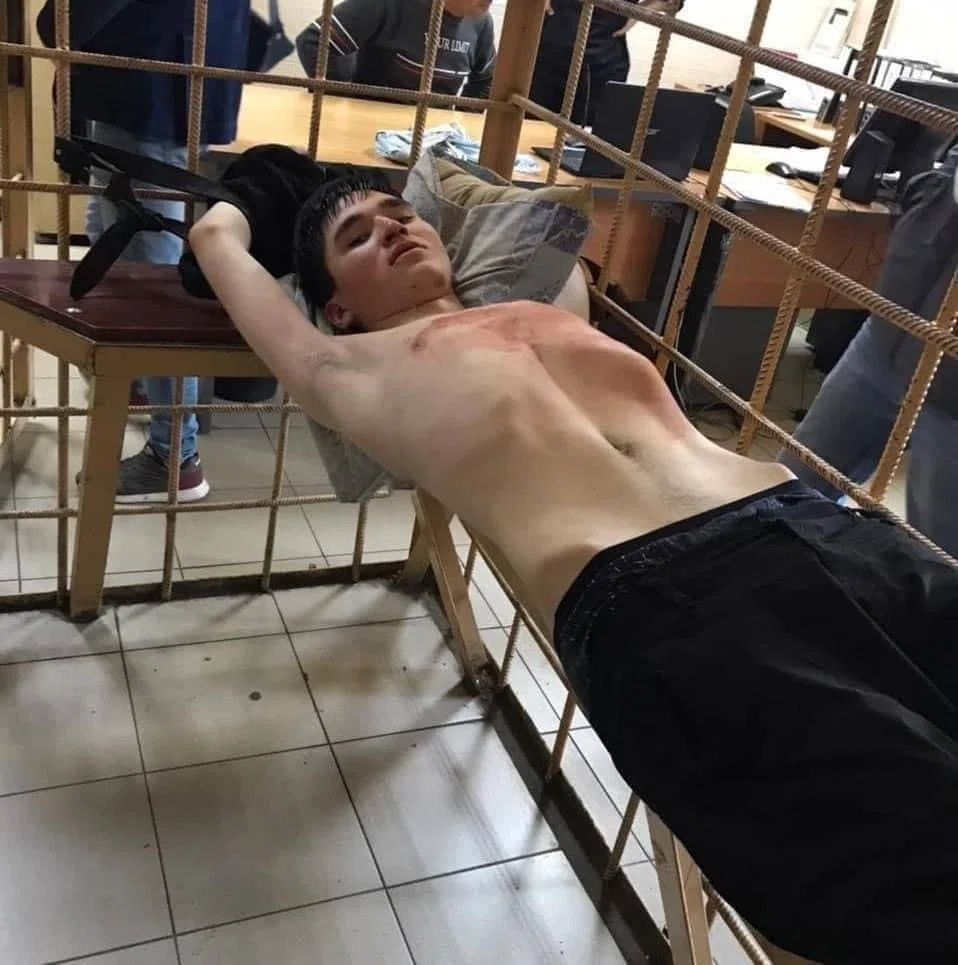 Допрос Ильназа Галявиева, устроившего стрельбу в казанской школе