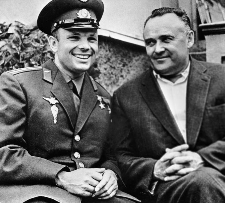 Юрий Гагарин и Сергей Королев. Фото: РИА Новости