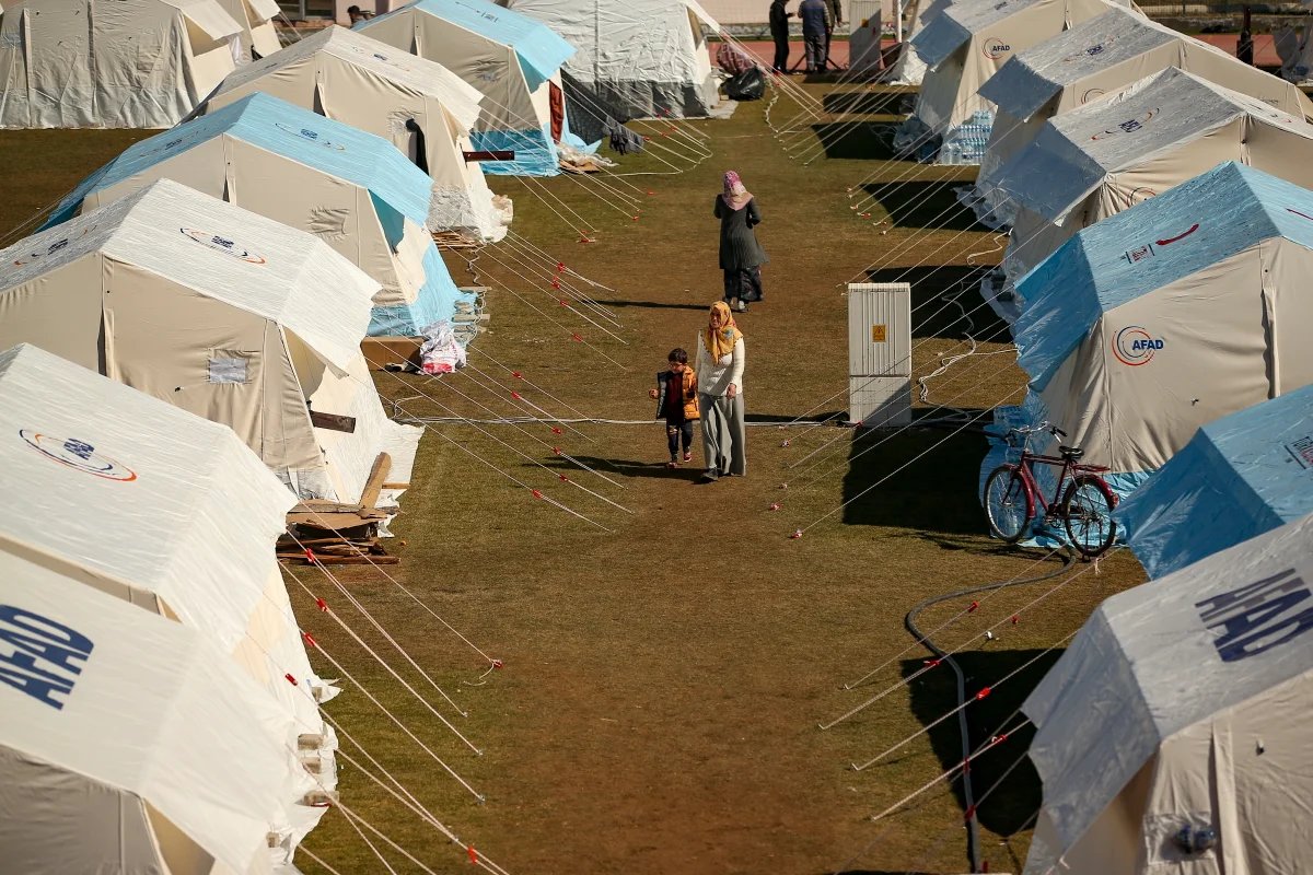 Лагерь для вынужденных переселенцев. Фото: Emrah Gurel / AP / TASS